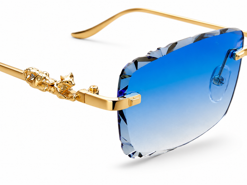 Blue Larp Glasses