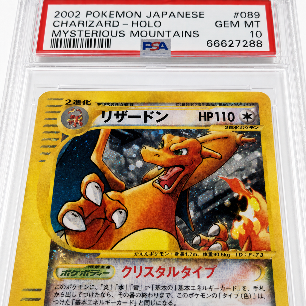 Charizard Tipo Cristal PSA 10